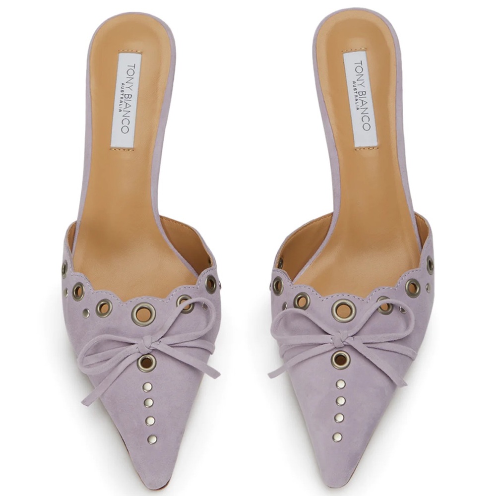 Tony Bianco Suede Mules